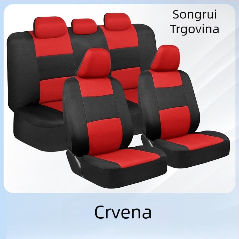 Set navlaka za auto sjedala – tkanina, univerzalna prilagodba, marka ST, težina 0,65 kg, mogućnost prilagodbe
