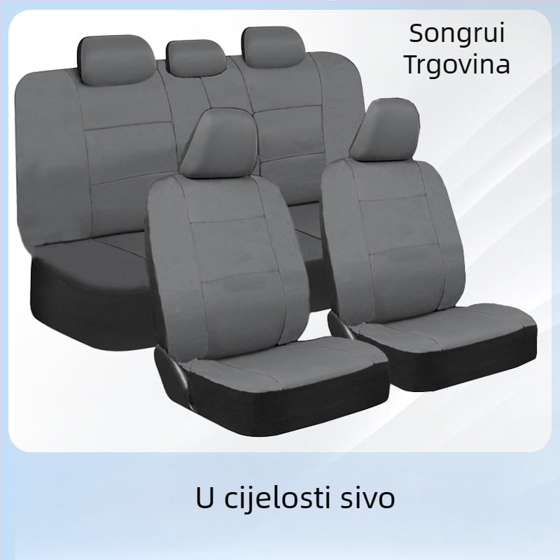 Set navlaka za auto sjedala – tkanina, univerzalna prilagodba, marka ST, težina 0,65 kg, mogućnost prilagodbe
