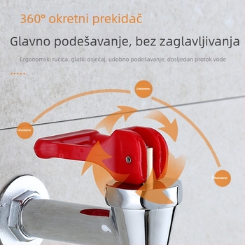 Komercijalni električni vodovodni čep za toplu vodu s izoliranim spremnikom, konstrukcija od bakra, nehrđajućeg čelika i aluminija, model 2492304, nehrđajući ventil, upravljanje ključem, spoj s jednim priključkom