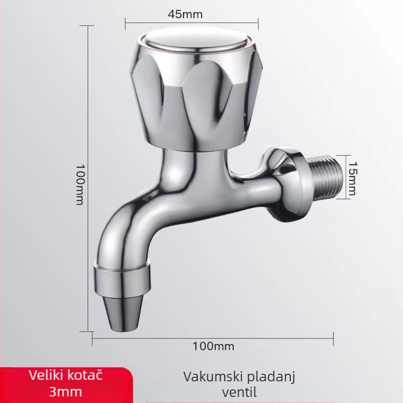 Komercijalni električni vodovodni čep za toplu vodu s izoliranim spremnikom, konstrukcija od bakra, nehrđajućeg čelika i aluminija, model 2492304, nehrđajući ventil, upravljanje ključem, spoj s jednim priključkom