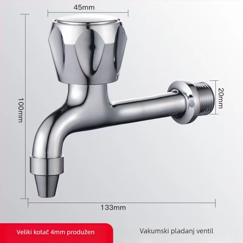 Komercijalni električni vodovodni čep za toplu vodu s izoliranim spremnikom, konstrukcija od bakra, nehrđajućeg čelika i aluminija, model 2492304, nehrđajući ventil, upravljanje ključem, spoj s jednim priključkom