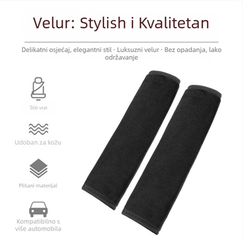 Jastučić za pojas na ramenu automobila - 100% pamuk, težina 0,08 kg, marka MS