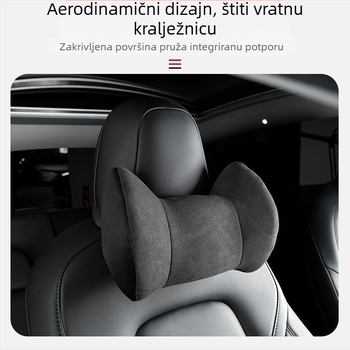 Gel potpora za leđa s jastukom za glavu u automobilu, BYD kompatibilan, ljetna upotreba, crtani stil