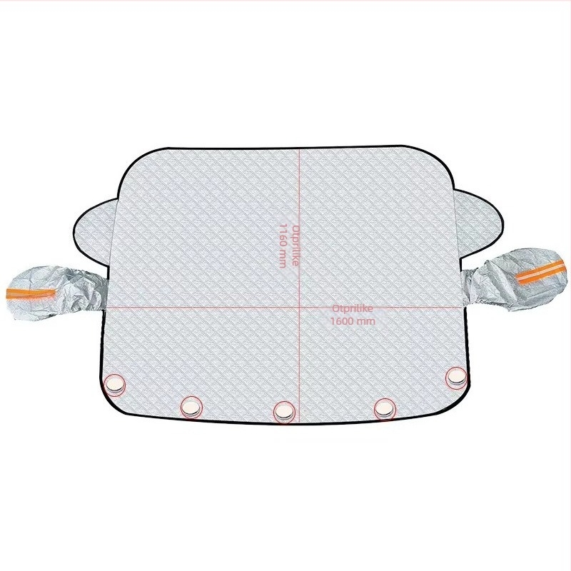 Zimska navlaka za prednje staklo automobila, debeli dizajn, magnetsko pričvršćivanje, univerzalna primjena