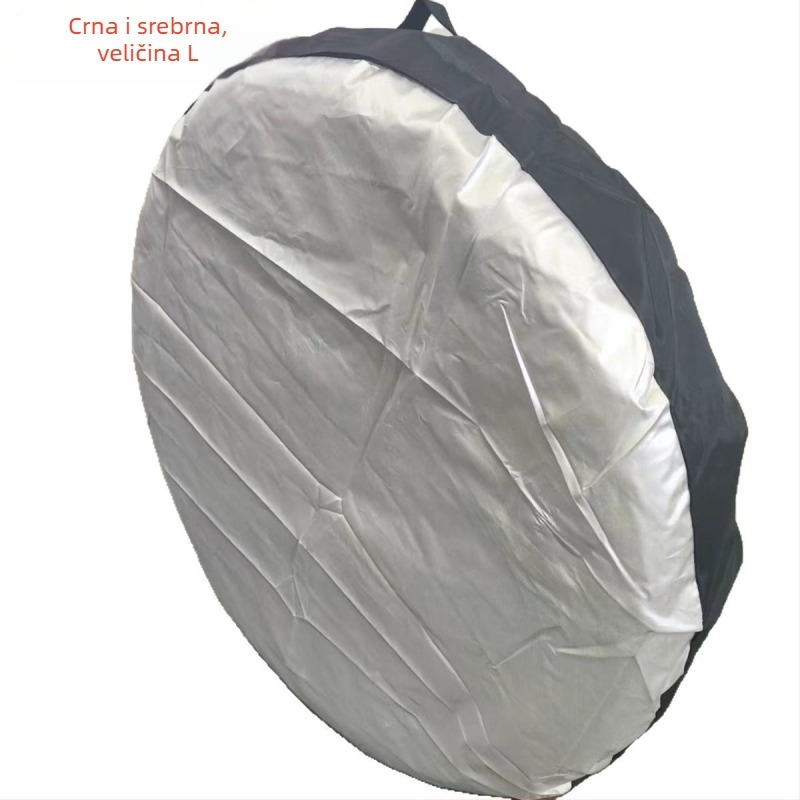 Poklopac za automobilsku gumu za RV/kampiranje, vodootporan i UV-otporan, univerzalni poklopac za rezervnu gumu, Model BY-1518, Materijal: 190T poliester tafta