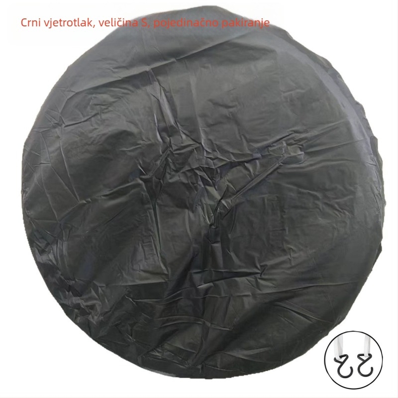 Poklopac za automobilsku gumu za RV/kampiranje, vodootporan i UV-otporan, univerzalni poklopac za rezervnu gumu, Model BY-1518, Materijal: 190T poliester tafta