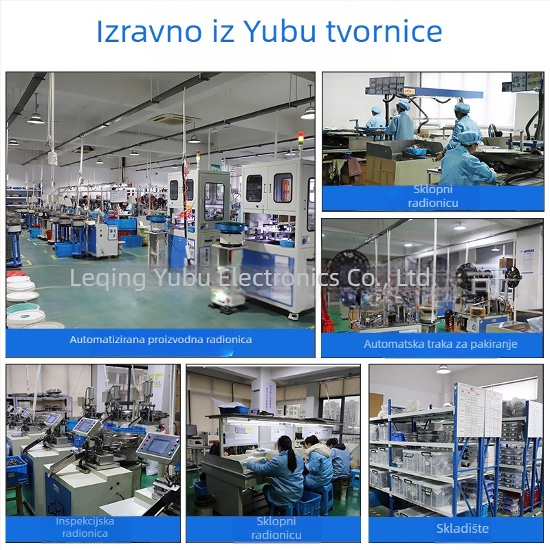 Yufu Electronics 6,35 mm Mikrofonska utičnica PJ-617, vertikalno metalno kućište, 3-pin plug-in, 2-kanalni audio mikrofonski priključak, napon 50-440 V