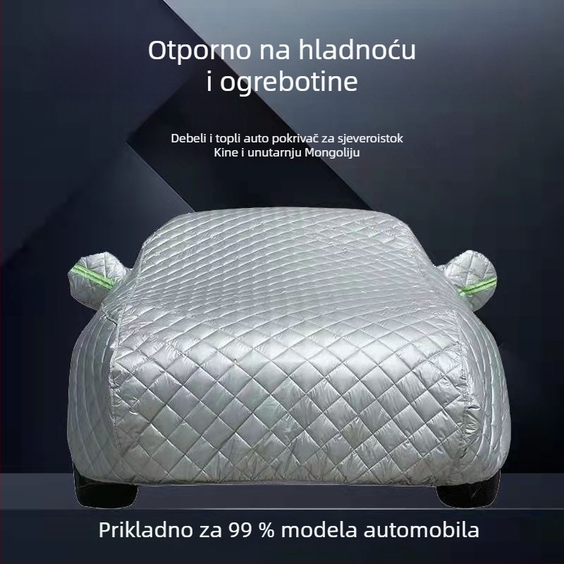 Pokrov automobila protiv grada, ekstra debeli, za sve sezone, otporan na hladnoću, toplinu, kišu i sunce (Težina: 5 kg; Materijal: Drugi; Podrijetlo: Xingtai, Hebei; Prilagodba: Podržava sve modele)