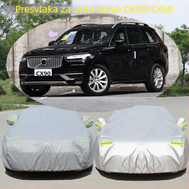 Poklopac za Volvo XC60 XC90 s zaštitom od sunca i kiše, toplinska izolacija, jača zaštita od snijega i leda za SUV terenac