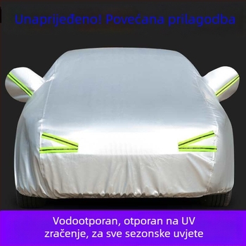 Pokrov za automobil za modele Toyota: New Levin, Corolla, Camry, RAV4 i Prado – debeli pamuk-flis materijal, otporan na kišu i sunce.