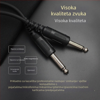 QS6761/QS384 mikrofonski kabel za audio mikser, marka Choseal/Akihabara, PVC omotač, ROHS certificirano