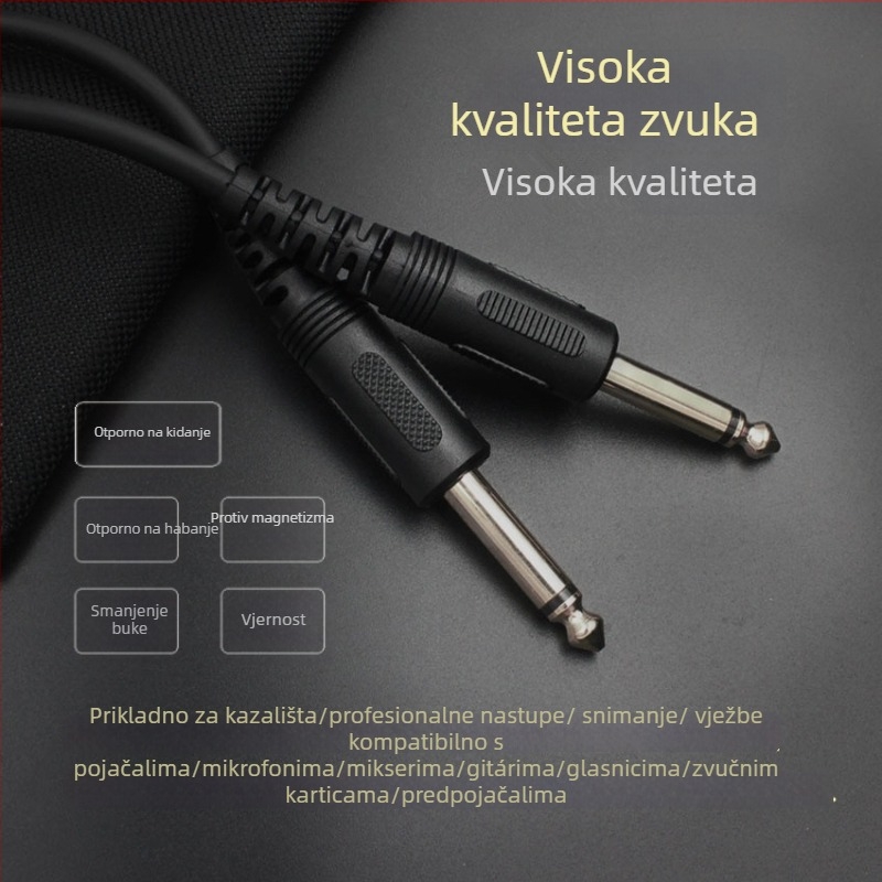 QS6761/QS384 mikrofonski kabel za audio mikser, marka Choseal/Akihabara, PVC omotač, ROHS certificirano