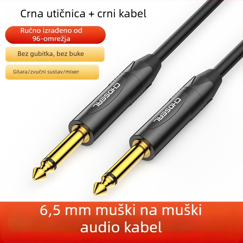 QS6761/QS384 mikrofonski kabel za audio mikser, marka Choseal/Akihabara, PVC omotač, ROHS certificirano