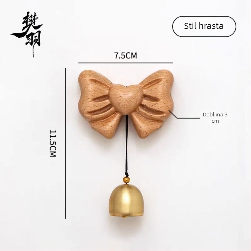 Japanski stil drveni viseći zvončić — Materijali: Drvo; Porijeklo: Cao County, Shandong; Značka: Fan Yu; Kategorija: Visići, Zvon/Vjetar zvuk