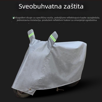 Poklop za električno vozilo – zaštita od sunca i kiše, aluminijski film, marka Excellent, prilagodljivo, opća kompatibilnost