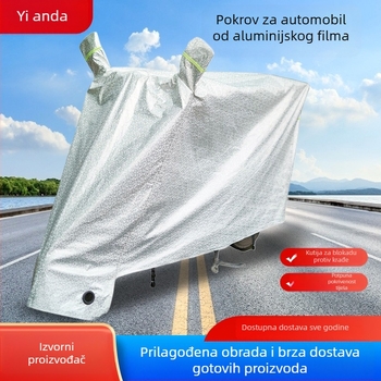 Navlaka za električna vozila za motocikle i električna vozila — aluminijska folija, Yi Anda; otporna na kišu, zaštita od sunca, protiv krađe, zaštita od prašine
