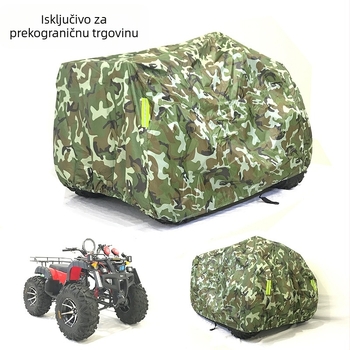 Pokrov za četverokolesni plažni buggy — materijal kišnog platna, težina 0.6 kg, mogućnost prilagodbe, kompatibilan s četverokolesnim plažnim buggyjem