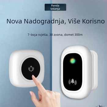 Bežični video zvono za vrata s daljinskim upravljačem velike domete i zvukom visoke glasnoće za kućnu upotrebu; Napajanje: Drugo; Napon: Drugo V; Potrošnja: Drugo W