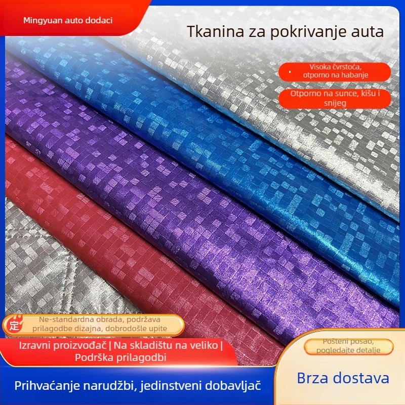 Tkanina navlake za automobil – materijal: Silk polyester; prilagodba dostupna; opći modeli