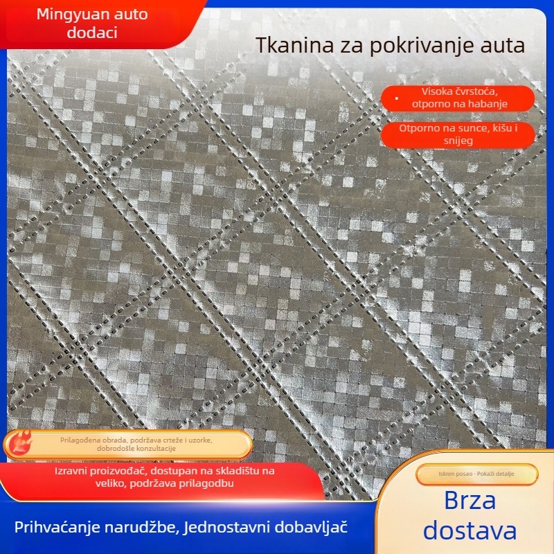 Tkanina navlake za automobil – materijal: Silk polyester; prilagodba dostupna; opći modeli