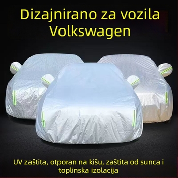 Lin muxue Univerzalni pokrov za auto - materijal lint, prilagodljiv, kompatibilan sa svim VW modelima
