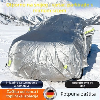 Pokrov za auto HM QCLBJ, Oxford tkanina, prilagodljiv, univerzalna kompatibilnost