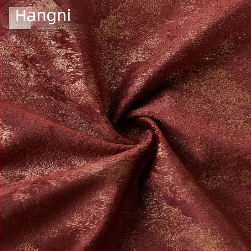 Baršunaste zavjese s brončanim otiskom i poluotamnjenjem 40-70% | Poliester