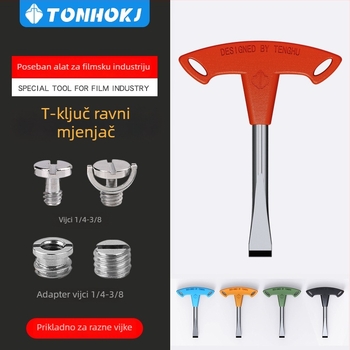 Teng Pot TH-T01 odvijač s T-držkom za vijčane spojeve 1/4–3/8, plastika + čelik, nosivost 6–10 kg