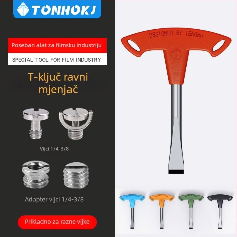 Teng Pot TH-T01 odvijač s T-držkom za vijčane spojeve 1/4–3/8, plastika + čelik, nosivost 6–10 kg