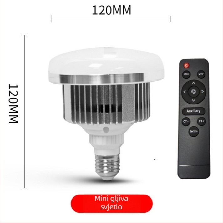 Digitalno osvjetljenje za fotografiju za live streaming, visokoučinkoviti LED 2835, promjenjiva jačina, 3000K-6500K, E27 nosač, pokrivenost 15-20 m²