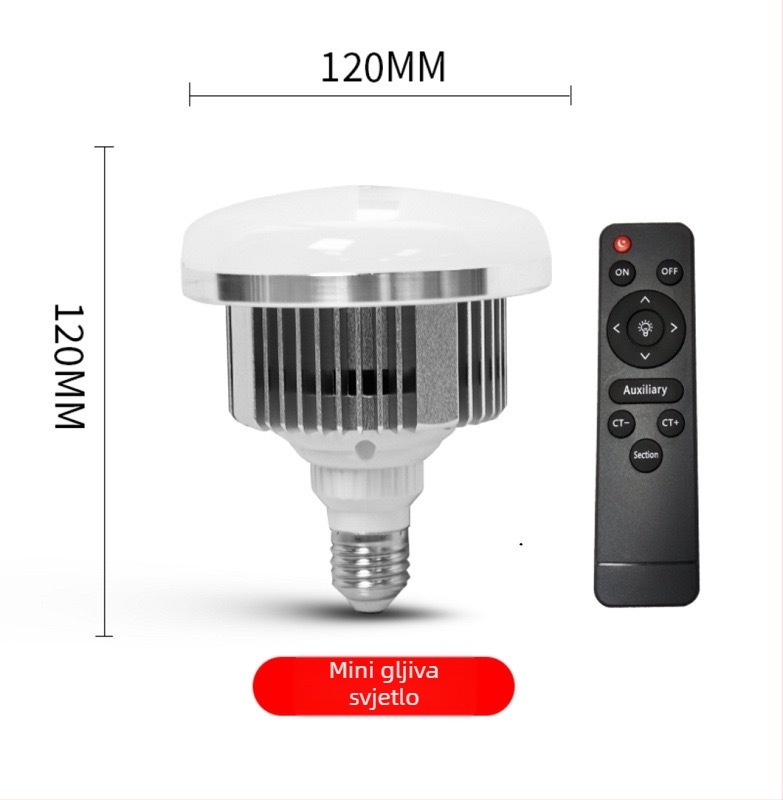 Digitalno osvjetljenje za fotografiju za live streaming, visokoučinkoviti LED 2835, promjenjiva jačina, 3000K-6500K, E27 nosač, pokrivenost 15-20 m²