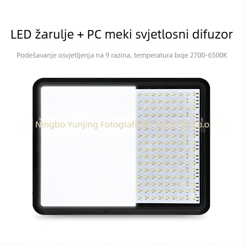 LED rasvjeta za dopunu za stolni live streaming, 5V, 12–15W, model Y-8/Y-12, 9-stupanjsko podešavanje