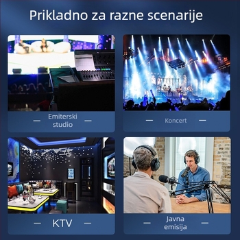 Choseal/Akihabara XLR muški i ženski utikač, trožilni, uravnoteženi mikrofon audio signal – kabelski dodatak