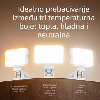 RGB svjetlo za ispunjavanje — Mini kvadratno svjetlo za mobilno livestreamanje, ugrađena baterija, model M83/M83RGB, USB 5V/1A, regulirana boja 2500K–9900K