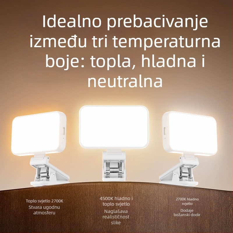 RGB svjetlo za ispunjavanje — Mini kvadratno svjetlo za mobilno livestreamanje, ugrađena baterija, model M83/M83RGB, USB 5V/1A, regulirana boja 2500K–9900K
