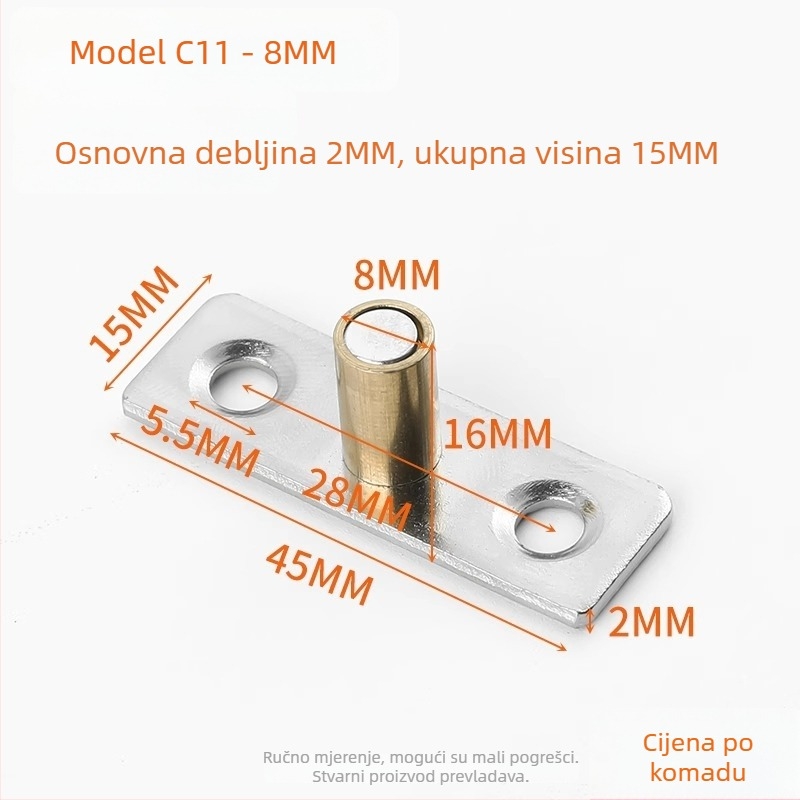 Pozicioner vrata za klizna vrata, nehrđajući čelik (Model ZH-MMDWQ-01, Brend Shouli)
