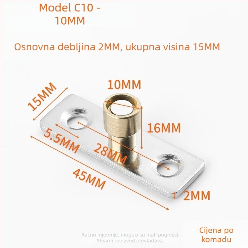 Pozicioner vrata za klizna vrata, nehrđajući čelik (Model ZH-MMDWQ-01, Brend Shouli)