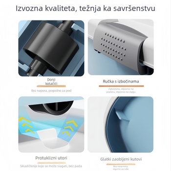 Velika kutija za skladištenje odjeće i igračaka, plastični organizator za dom, dimenzije 60×43×33 cm