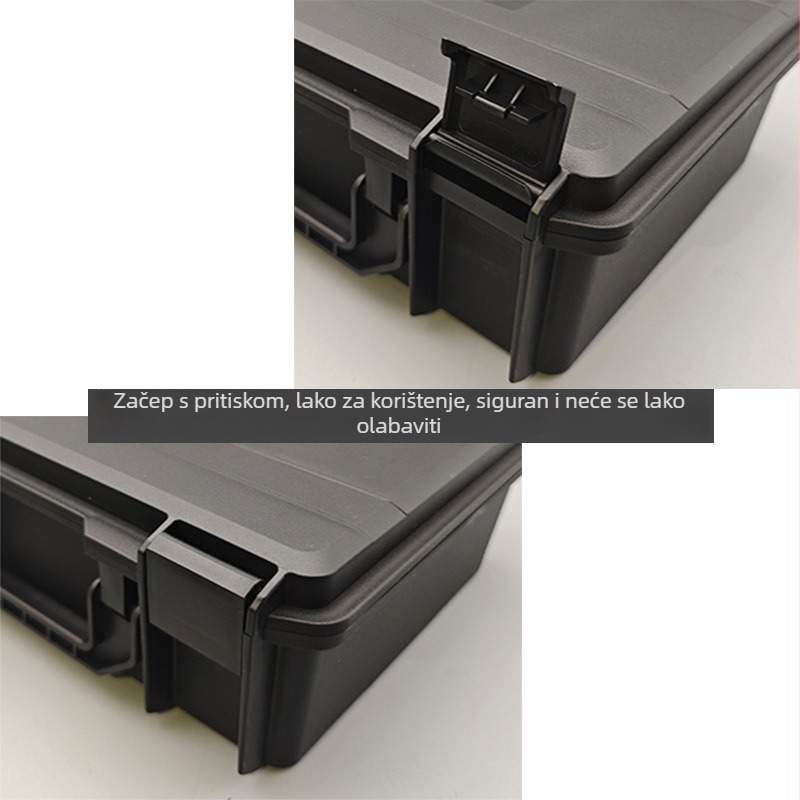 PP plastična kutija za alate s unutarnjom oblogom po mjeri, nosivost 25 kg, debljina stijene 2–5 mm, ubrizgavanje i montaža