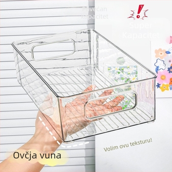 Desktop spremnik za pohranu, PET materijal, model 4206, kapacitet 1 L, bez poklopca