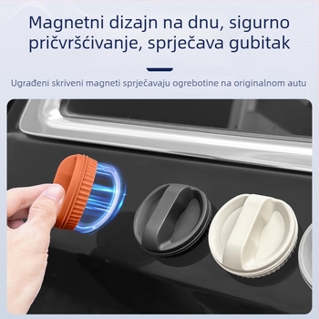 Zaštitni poklop priključka za punjenje električnih vozila — silikon, magnetsko zatvaranje, otporan na prašinu i vodu