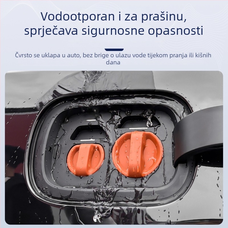 Zaštitni poklop priključka za punjenje električnih vozila — silikon, magnetsko zatvaranje, otporan na prašinu i vodu