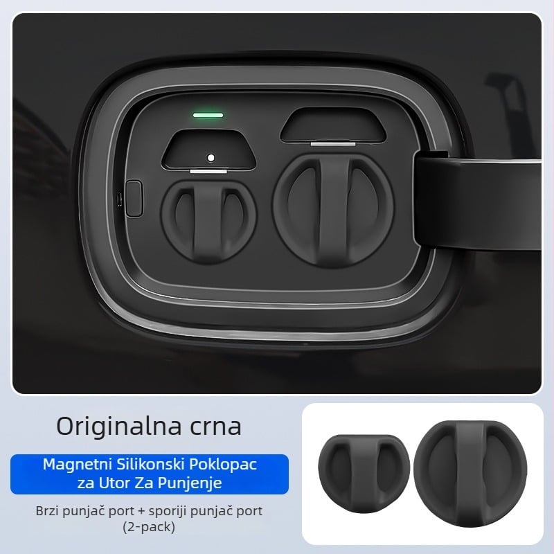 Zaštitni poklop priključka za punjenje električnih vozila — silikon, magnetsko zatvaranje, otporan na prašinu i vodu