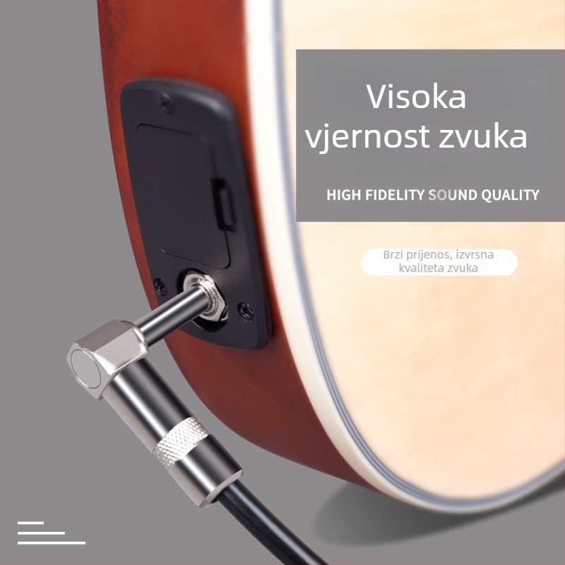 Kabl povezan gitare, gumeno-metna konstrukcija, pakiranje u torbi, HK brenda, namijenjeno glazbenim instrumentima