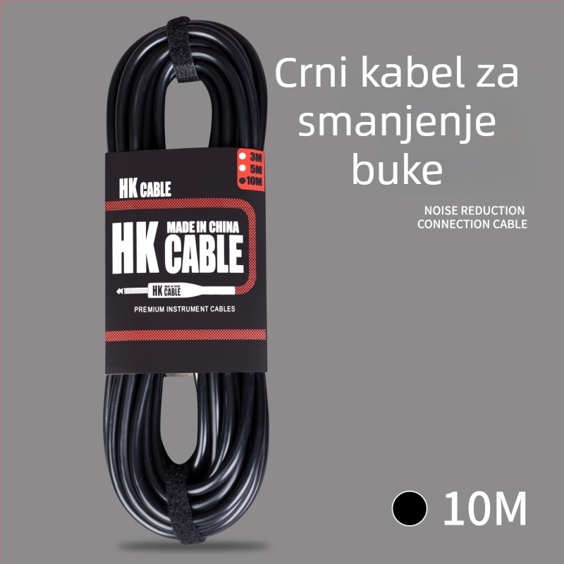 Kabl povezan gitare, gumeno-metna konstrukcija, pakiranje u torbi, HK brenda, namijenjeno glazbenim instrumentima
