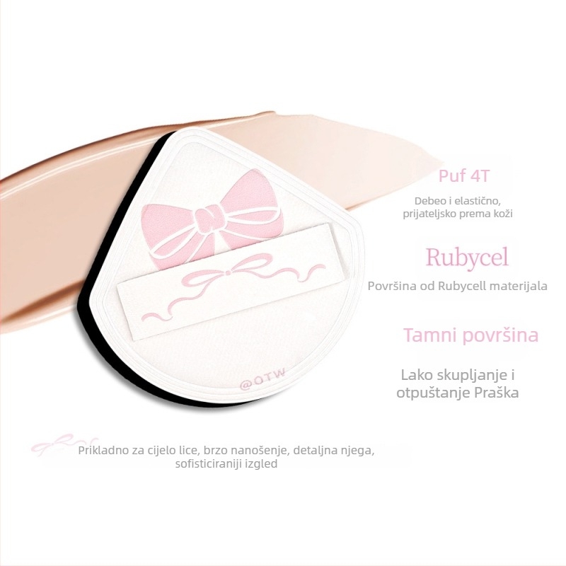 OTW puder puff, hidrofilni poliuretan, kapljastog oblika, šifra proizvoda T0357/T0359, 1 paket