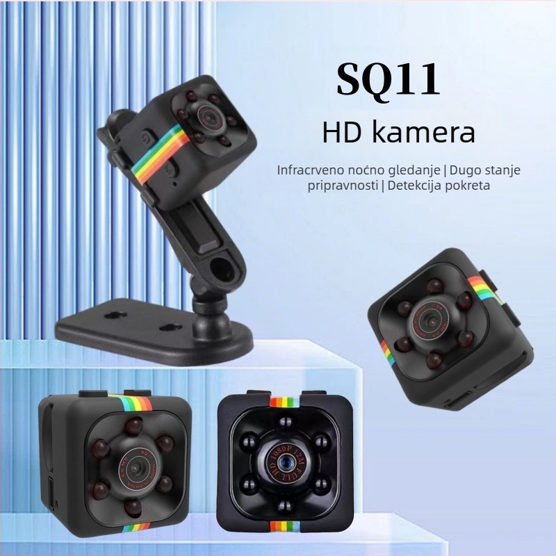 SQ11 pametna PTZ HD kamera | senzor 4.0 MP, rezolucija 1280x720, USB 2.0, Bežično, Nema ugrađen mikrofon
