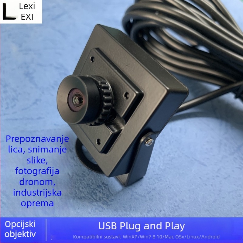 USB 2.0 HD industrijska kamera sa 2MP senzorom, Starlight za nisko osvjetljenje, 1080p 30fps, bez upravljačkog programa