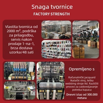 Rongjian Ribbon Protuklizna traka od poliester-bavla s latexom — Za odjeću, kaiševe, torbe, kućne tekstile i viseće mreže
