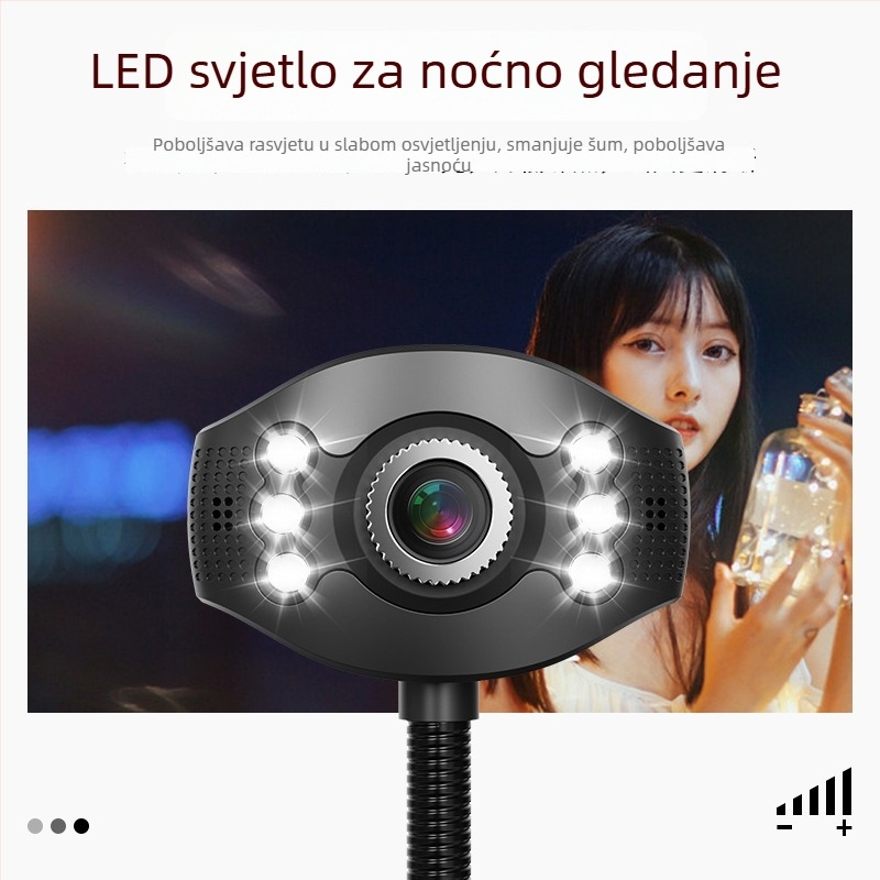 Web kamera za prijenosno/stolno računalo, 1280x960 @60FPS, USB 2.0, ručno fokusiranje, bez ugrađenog mikrofona